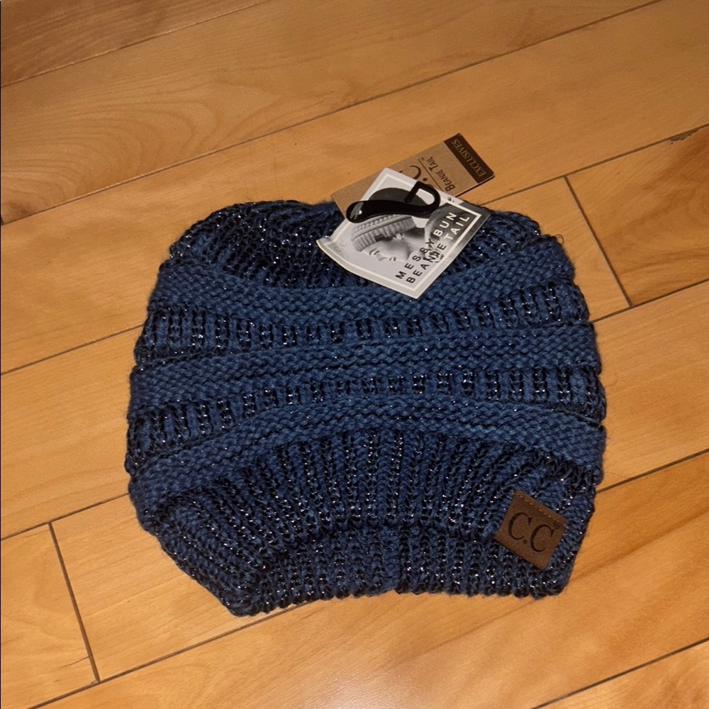 CC Blue Knit Beanie